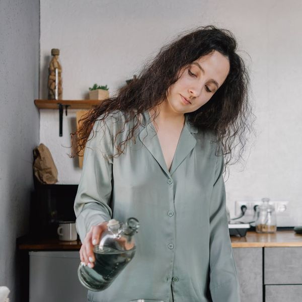 Person feeling refreshed and energetic after a morning routine.
